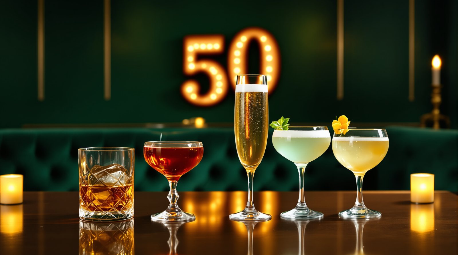 The 5 Best Cocktails for a 50th Birthday