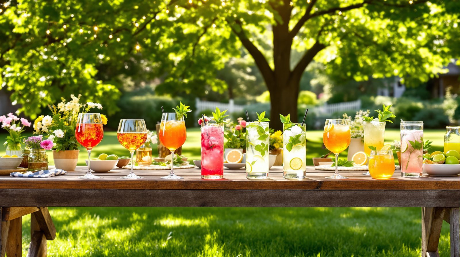 Die 10 besten Cocktails für deine Gartenparty