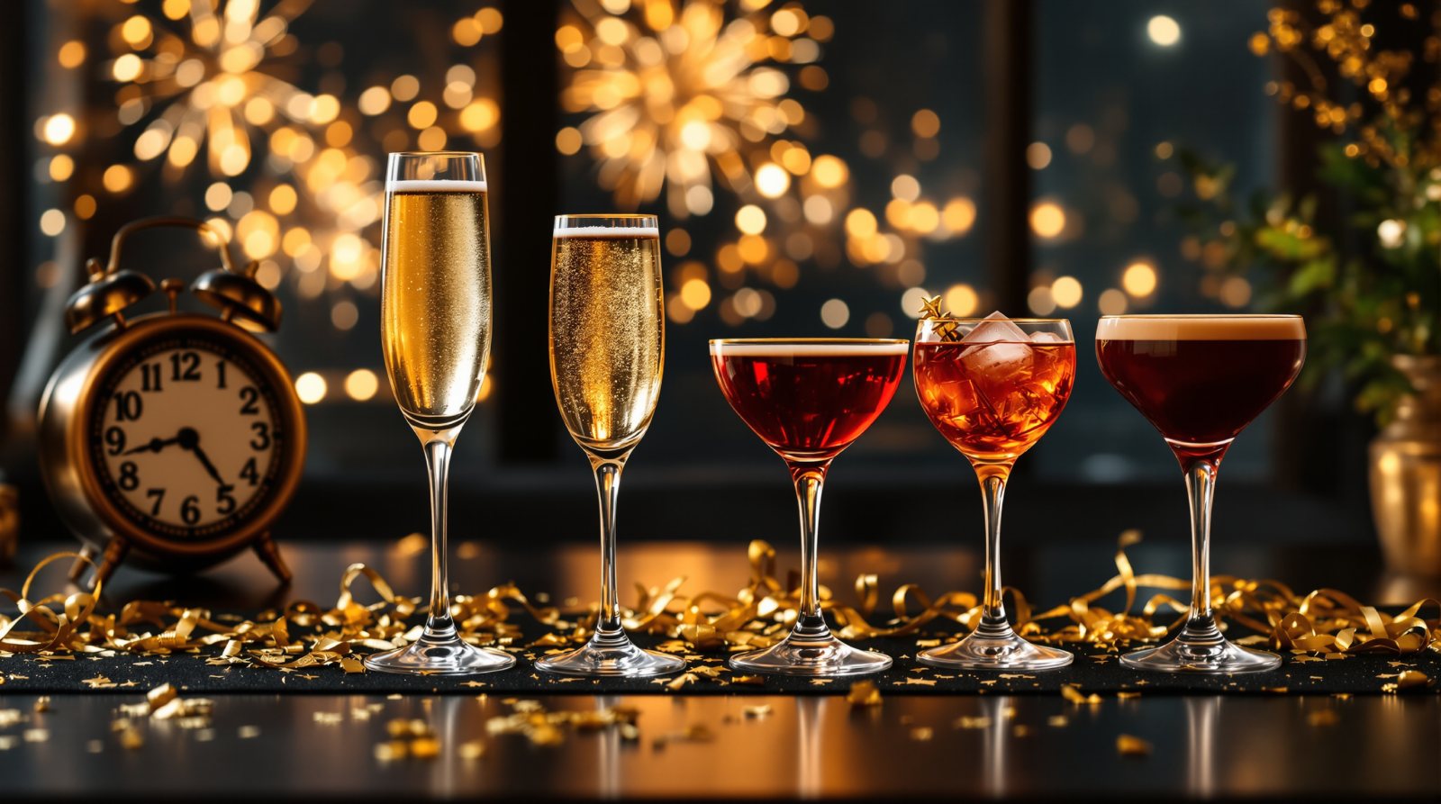 Die 5 besten Cocktails für Silvester